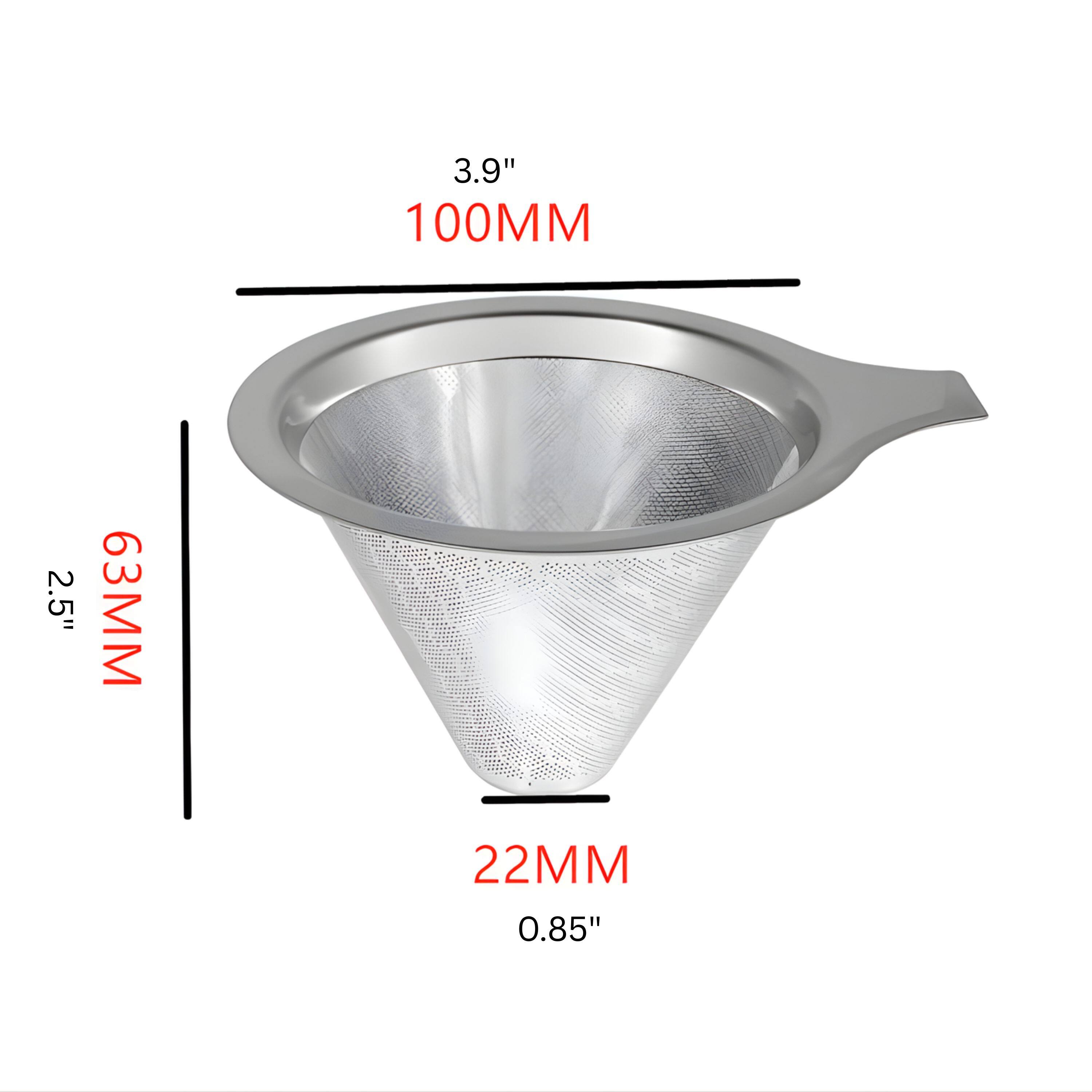 3.9" 100MM  
2.5" = 63MM  
22MM 0.85"