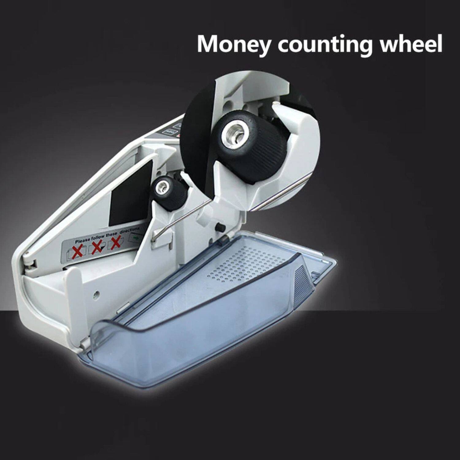 Money counting wheel

Please follow these steps: