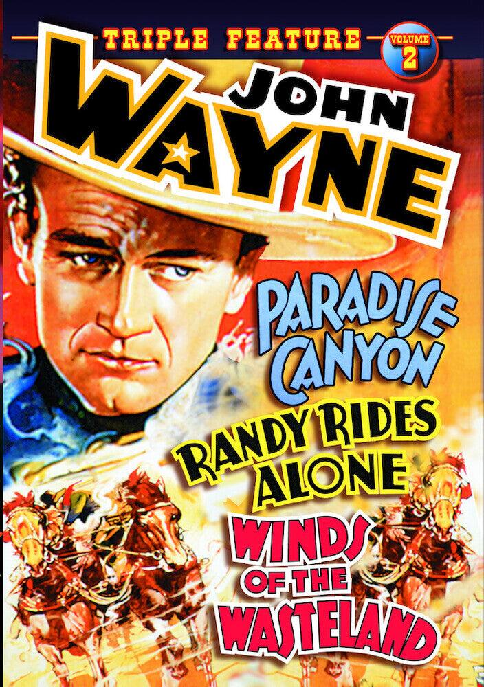 Front. John Wayne Triple Feature, Volume 2 (Paradise Canyon / - DVD.