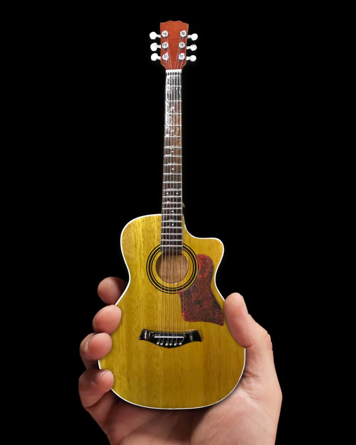 Alt View 1. Axe Heaven - Axe Heaven Spruce Top Cutaway Acoustic Miniature Guitar AC-004   - COLLECTIBLES - Multicolor.