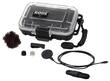 RODE - PinMic Omnidirectional Condenser Lavalier Lapel Microphone - Black - Larger Front
