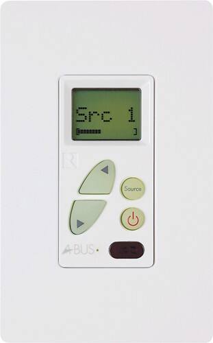 Front Standard. Russound - LCD Amplified Keypad.