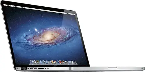 Angle. Apple - Geek Squad Certified Refurbished MacBook Pro / Intel Core i7 Processor / 15.4" Display / 4GB Memory / 500GB Hard Drive - Aluminum.
