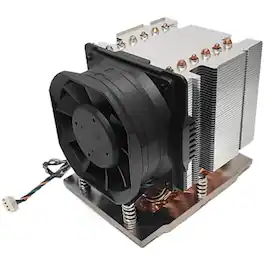 Dynatron - genoa copper heatsink and active cooler 3u heatsink | sp5 j12 - Black