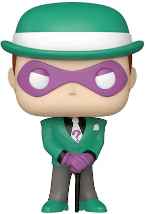 Front. Funko - Funko POP! Animation: Batman: The Animated Series - The Riddler - COLLECTIBLES - Multicolor.