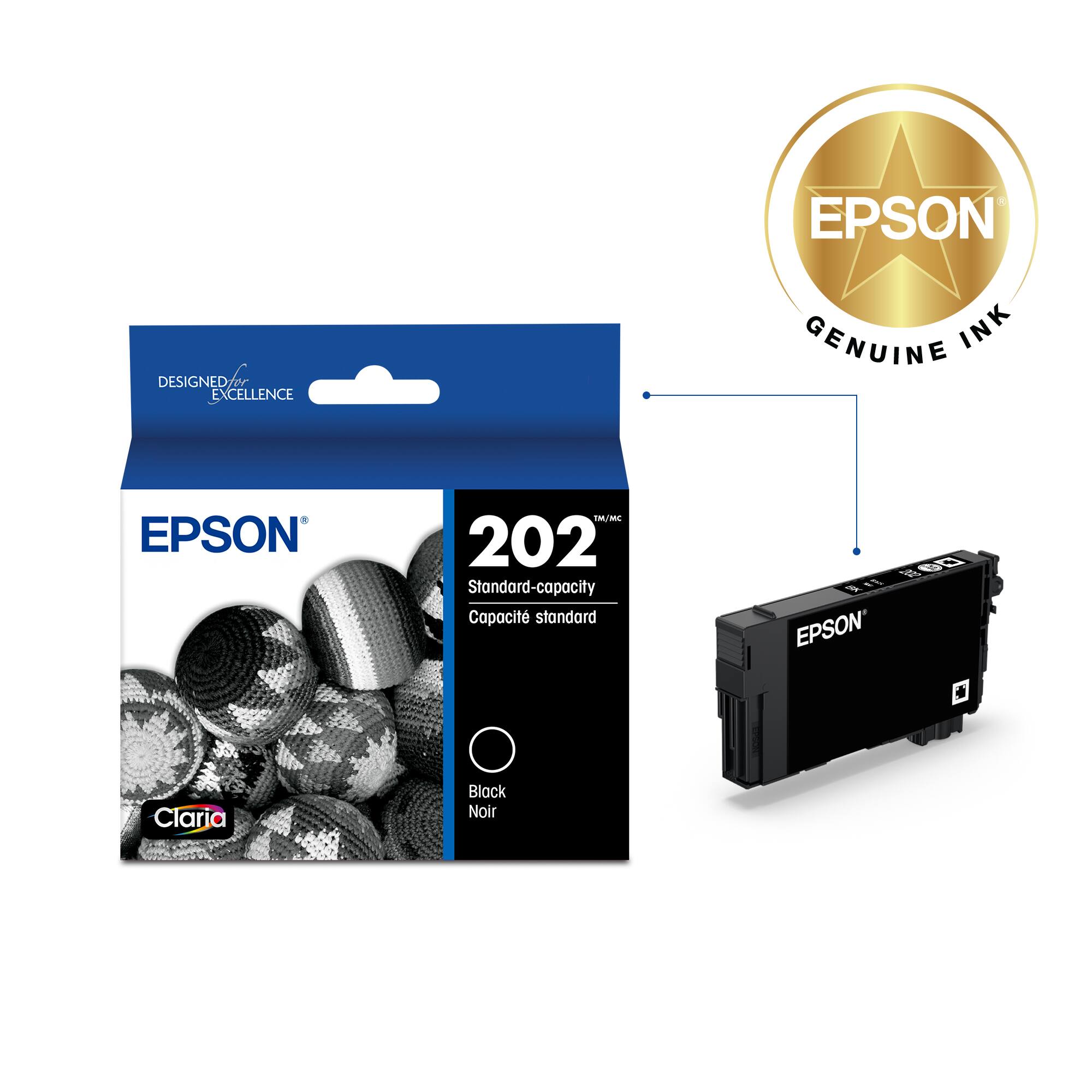 EPSON GENUINE INK EPSON iMLML 202 Standard-capacity Cartridge Claria Black Ink