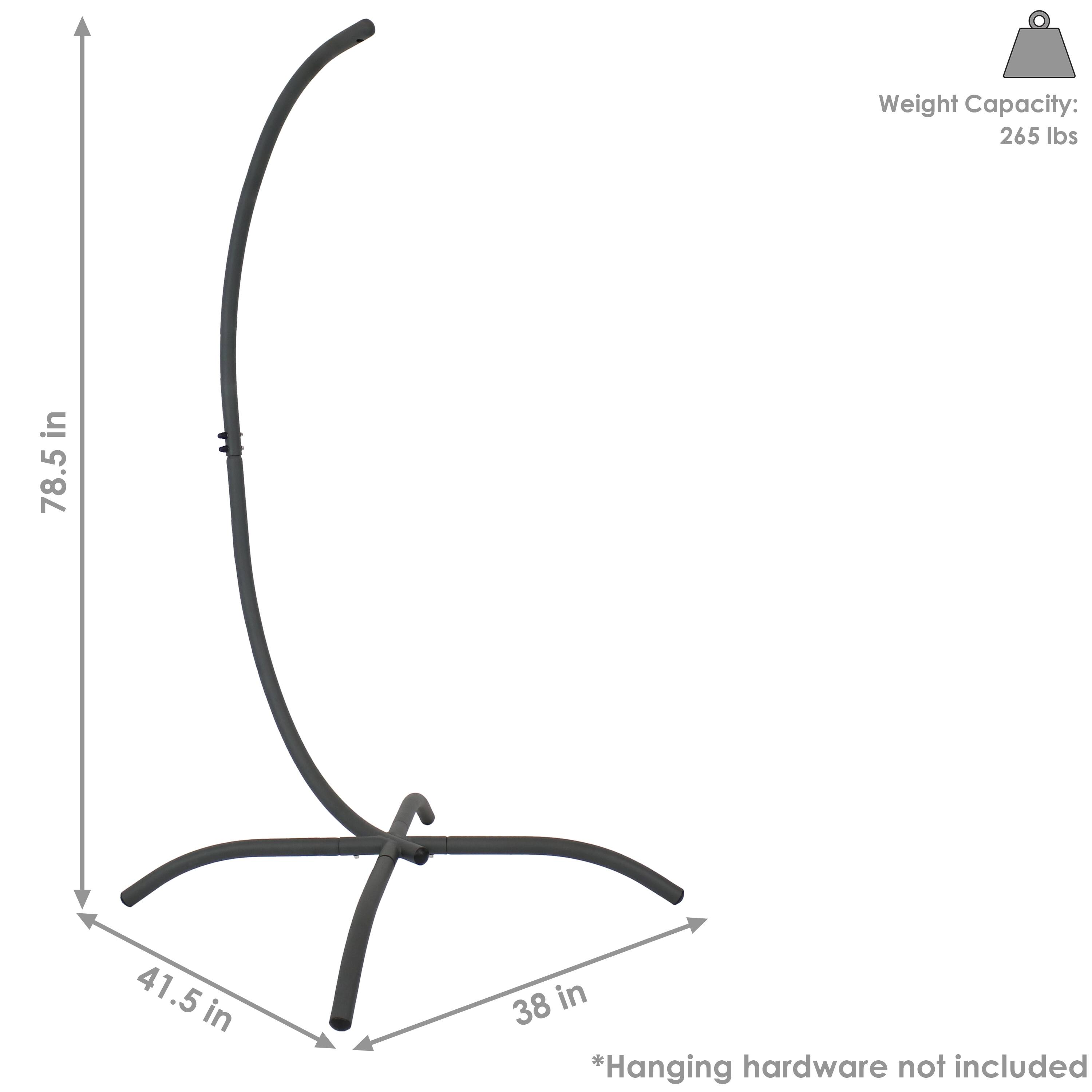 Weight Capacity: 265 lbs

78.5 in

41.5 in

38 in

*Hanging hardware not included