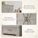 Black Metal Accents
Matte metal corner details enhance farmhouse style
Barn-Style Doors
Classic barn doors with black handles for rustic charm
Stable Base
Solid base for reliable, wobble-free support