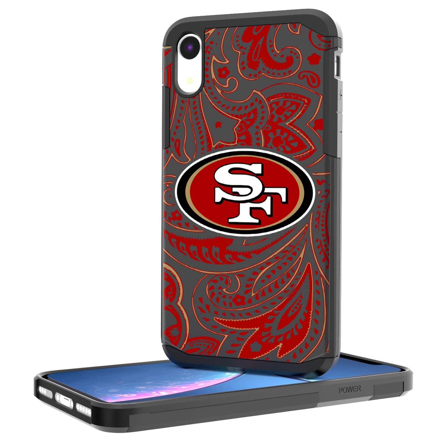Keyscaper - NFL - San Francisco 49ers iPhone Rugged Paisley Design Case - 13 - Multicolor