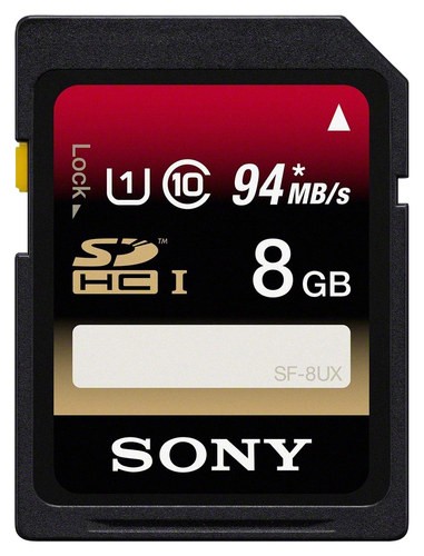  Sony - 8GB Secure Digital High Capacity (SDHC) Memory Card