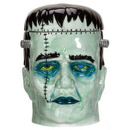Pacific Trading - Frankenstein Head Ceramic Cookie Jar - Green