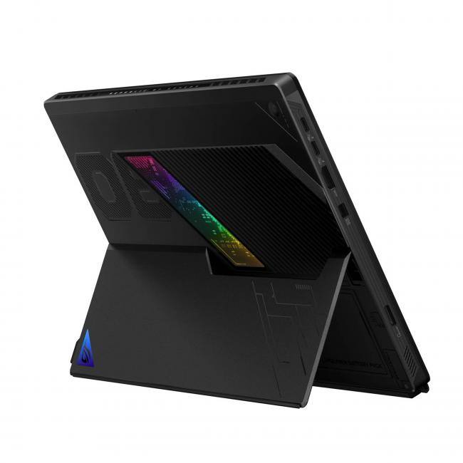 Alt View 3. ASUS - ASUS ROG Flow Z13 2.5K 180Hz 3ms ROG Nebula Touchscreen 13.4" Convertible 2-in-1 Gaming Notebook AMD Ryzen AI MAX 390 32 - Off Black.