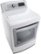 Angle Zoom. LG - 7.3 Cu. Ft. 14-Cycle Electric Dryer with Steam - White.