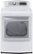 Front Zoom. LG - 7.3 Cu. Ft. 14-Cycle Electric Dryer with Steam - White.