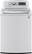 Front. LG - 5.0 Cu. Ft. 14-Cycle High-Efficiency Steam Top-Loading Washer - White.
