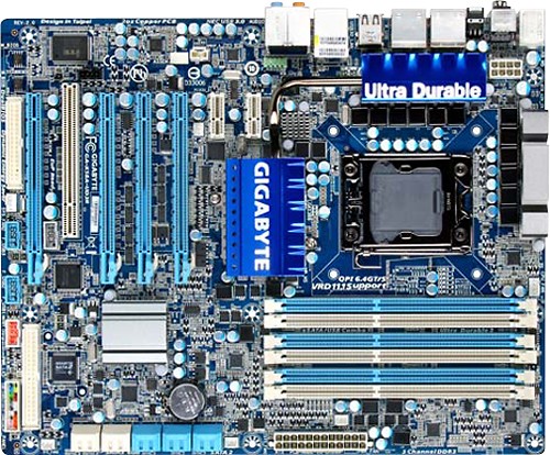  GIGABYTE - Intel® ATX Motherboard 800/1066/1333/2200MHz (Socket 1366)