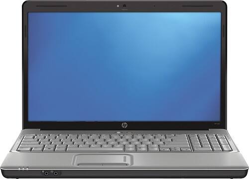Front Standard. HP - Refurbished Laptop / AMD Athlon™ II Processor / 15.6" Display / 4GB Memory / 500GB Hard Drive - Black/Silver.