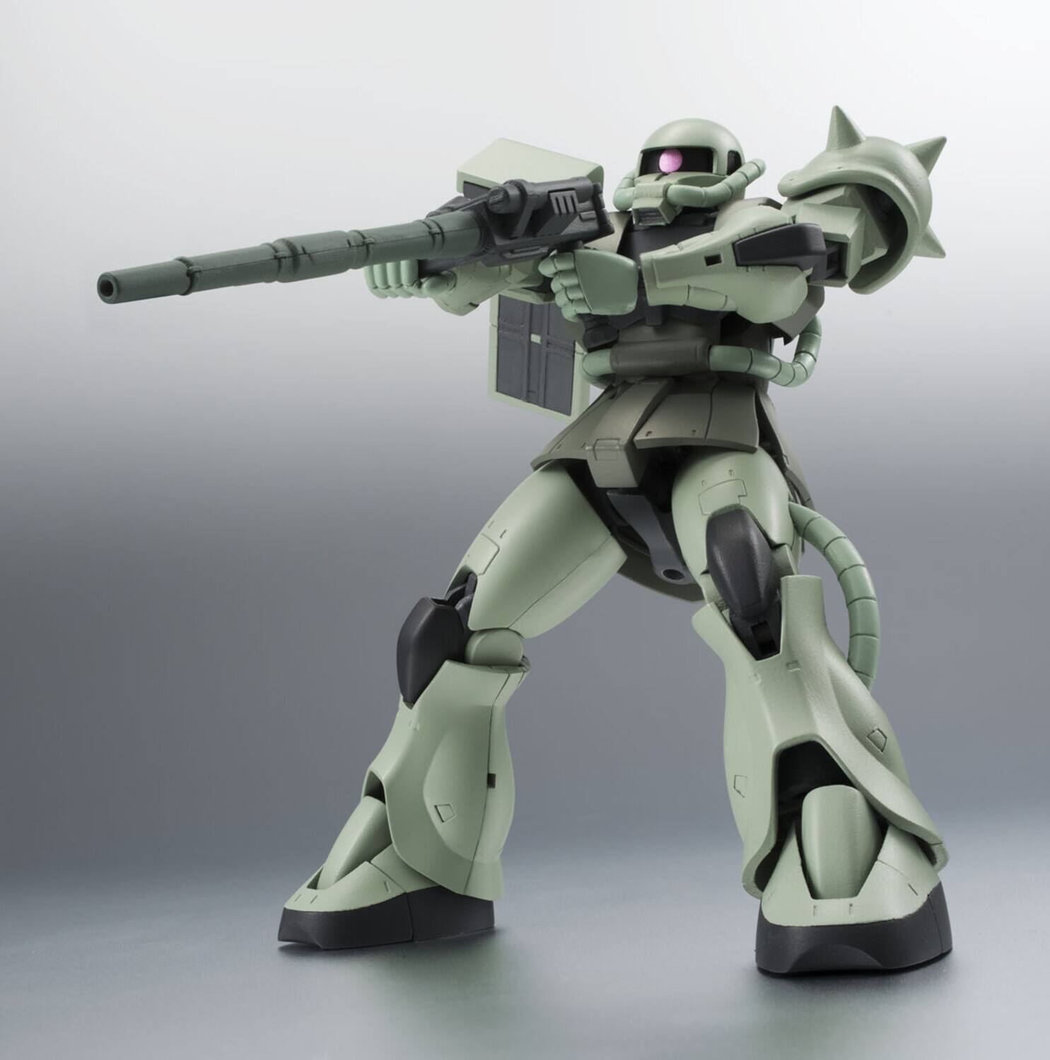 Alt View 4. Bandai - Tamashi Nations - Moblie Suit Gundam - THE ROBOT SPIRITS - MS-06 ZAKU II Version A.N.I.M.E.   - COLLECTIBLES - Multicolor.