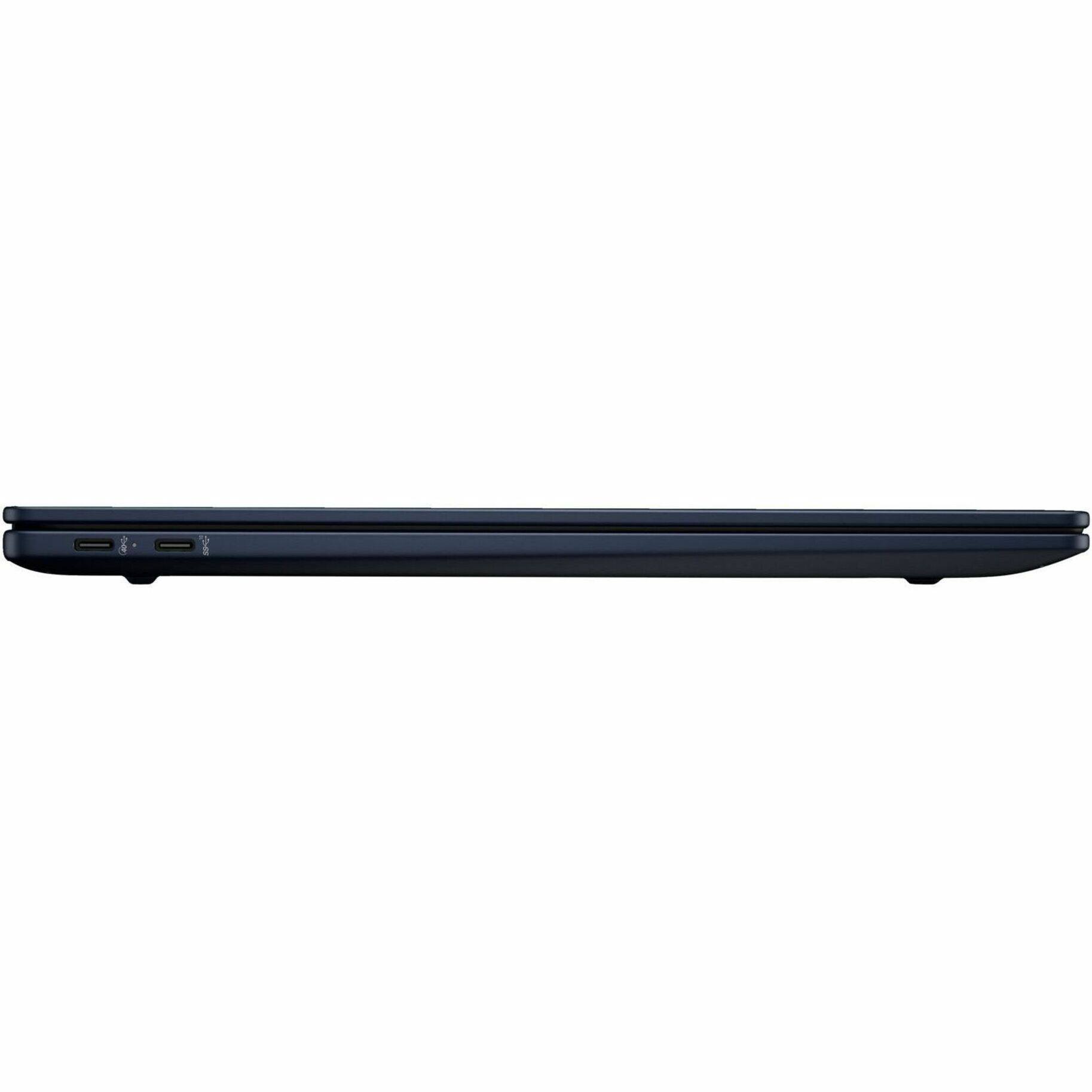 Alt View 13. HP - EliteBook Ultra G1q 14" LCD 2240 x 1400 (2.2K) Touch Screen Laptop - Qualcomm Snapdragon X Elite with 16GB Memory - Blue.