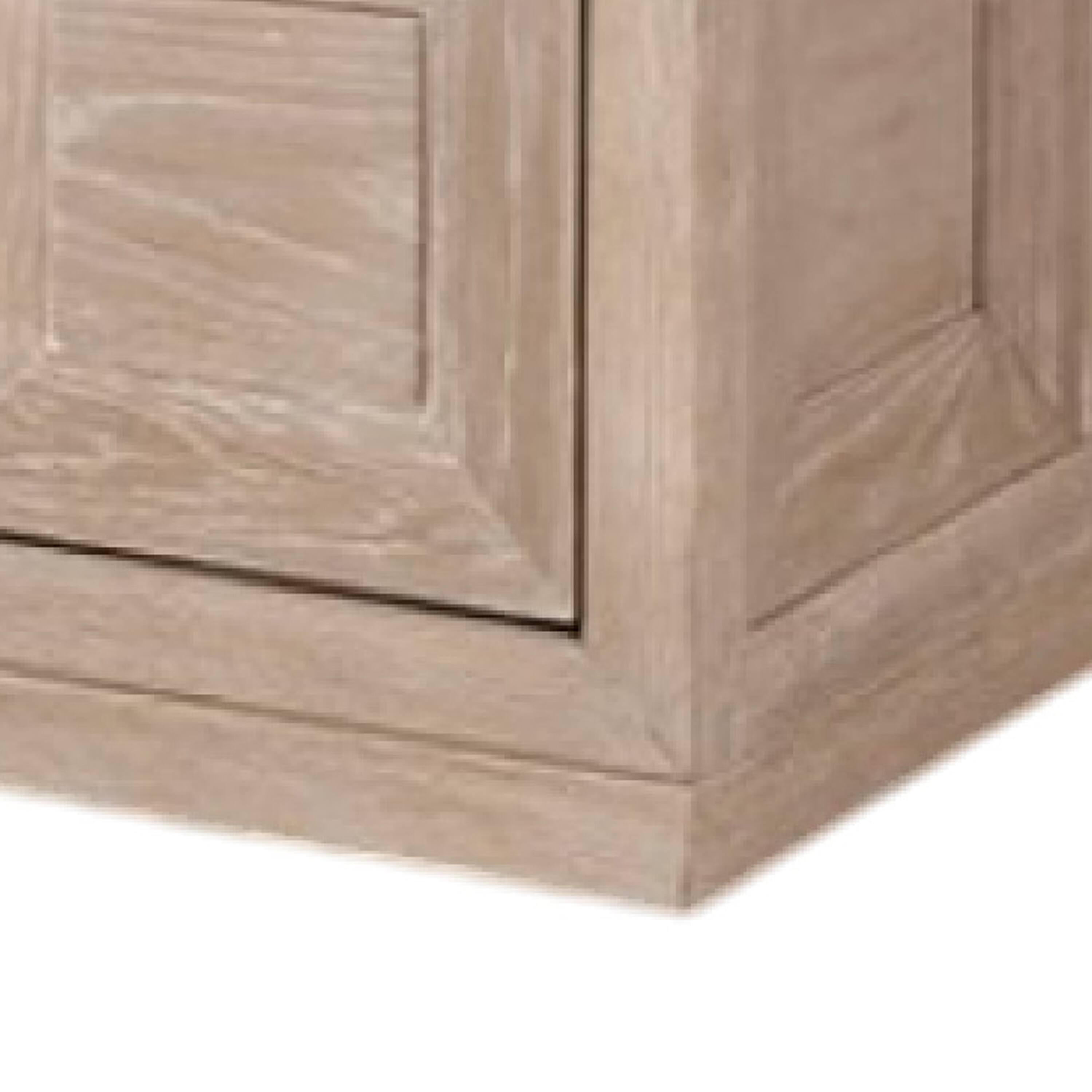 Alt View 3. Manhattan Lane - Kizie Coffee Table, 2 Drawers, Wheels, Tawny Brown Wood, 54 Inch - Tawny Brown, Black.