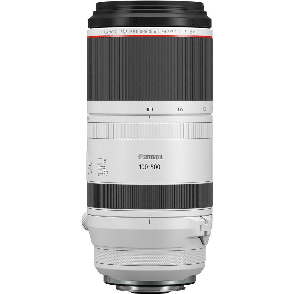 CANON LENS RF100-500mm RF F4.5-7.1 L IS USM  
100 135 200  
Canon 100-500
