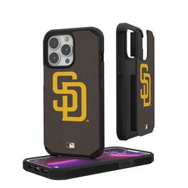 Keyscaper - MLB - San Diego Padres iPhone Solid Design Rugged Case - 15 - Multicolor