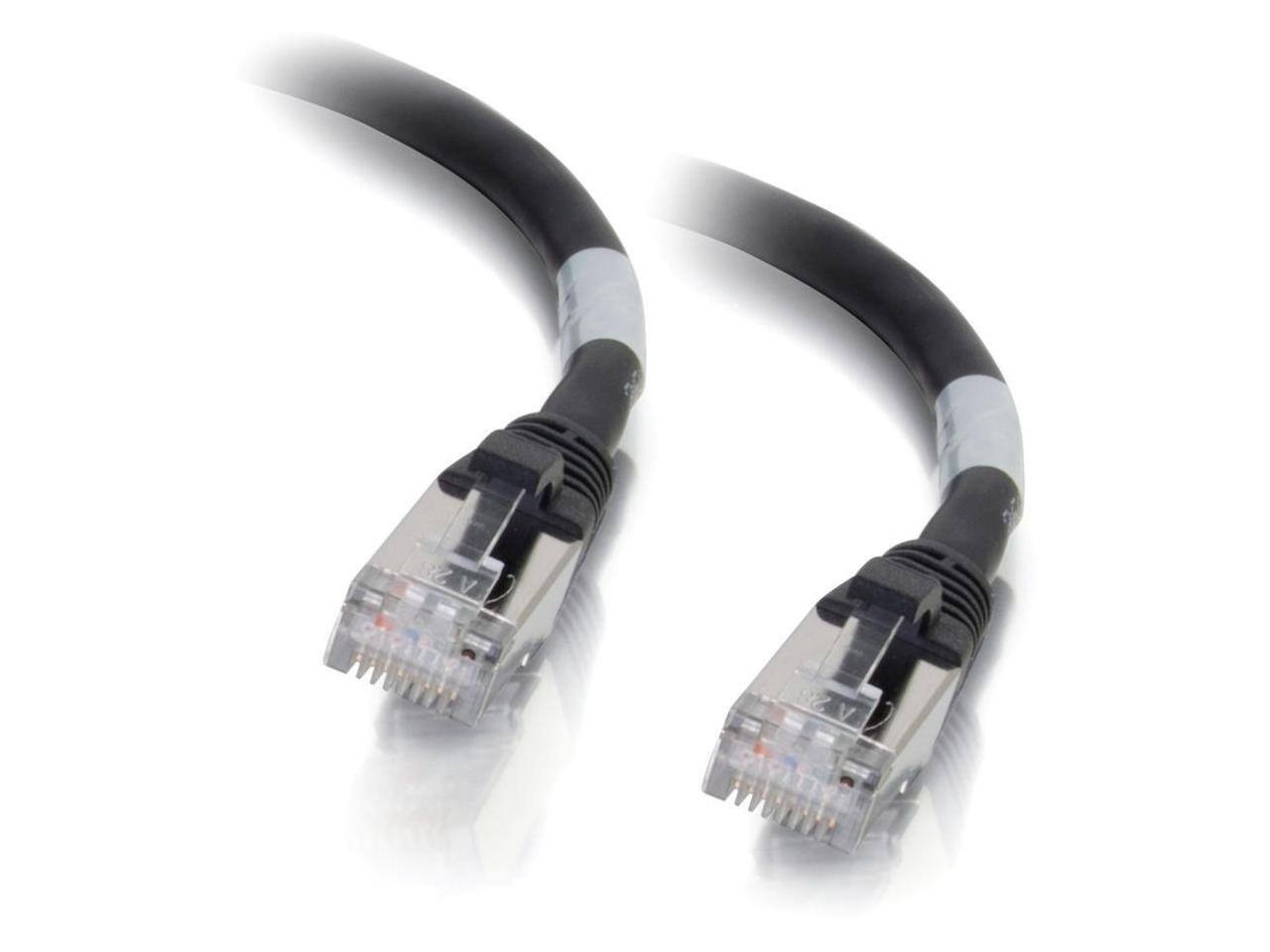 Alt View 1. Cables to Go - C2G 00707 Cat6a Cable - Snagless Shielded Ethernet Network Patch Cable, Black (2 Feet, 0.60 Meters).