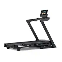 NordicTrack - T Series 10 Treadmill with 10" Tilting Touchscreen and Compact Design - Black - Front_Zoom