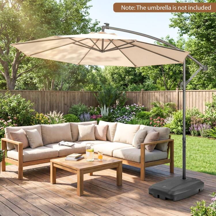 Note: The umbrella is not included
