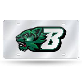 Rico Industries - Binghamton Bearcats Mirrored Laser Cut License Plate Laser Tag - Multi
