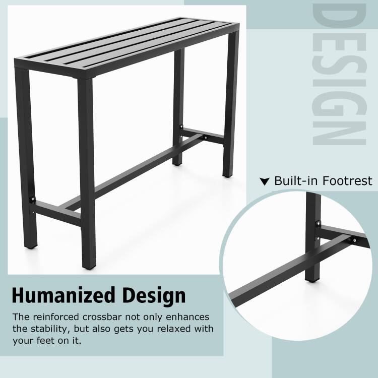DESIGN

Built-in Footrest

Humanized Design

The reinforced crossbar not only enhances the stability, but also gets you relaxed with your feet on it.