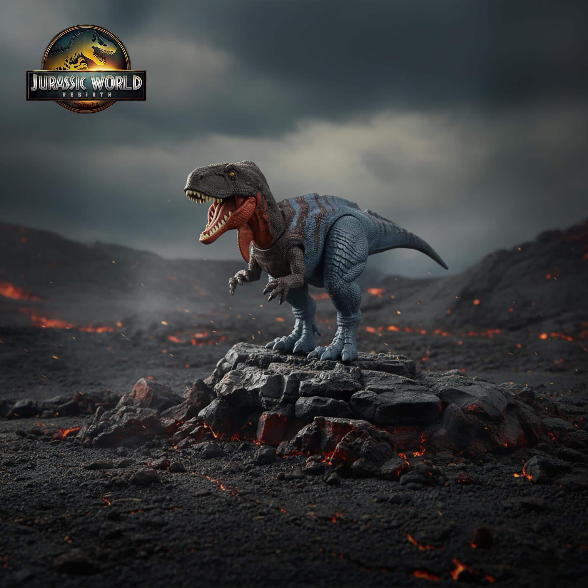 Mattel Jurassic World: Rebirth Wild Roar Abelisaurus COLLECTIBLES