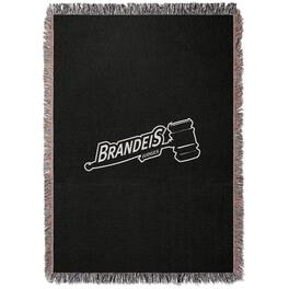 Chad & Jake - Brandeis University Judges Woven Blanket - Black