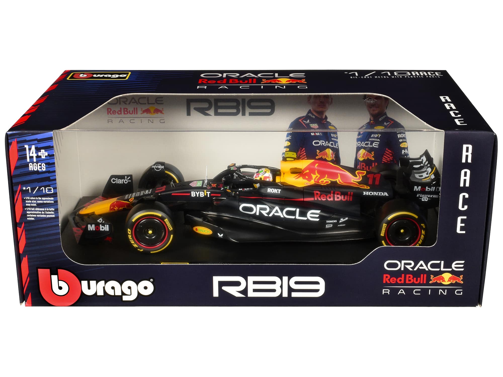 "Red Bull Racing RB19 #11 Sergio Perez ""Oracle"" F1 World Championship (2023) ""Race"" Series 1/18 Model Car by Bburago" price history on PriceWatchPro