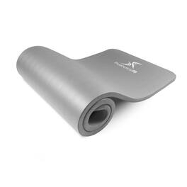 ProsourceFit - Extra Thick Yoga and Pilates Mat, 1-in - Gray