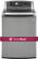Alt View 14. LG - 5.0 Cu. Ft. 14-Cycle High-Efficiency Steam Top-Loading Washer - Graphite Steel.