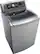 Alt View 2. LG - 5.0 Cu. Ft. 14-Cycle High-Efficiency Steam Top-Loading Washer - Graphite Steel.