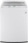Front Zoom. LG - 4.9 Cu. Ft. 12-Cycle Mega-Capacity High-Efficiency Top-Loading Washer - White.