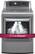 Alt View 1. LG - 7.3 Cu. Ft. 14-Cycle Ultralarge-Capacity Steam Gas Dryer - Graphite steel.