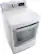 Angle. LG - 7.3 Cu. Ft. 14-Cycle Steam Gas Dryer - White.
