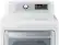 Alt View 2. LG - 7.3 Cu. Ft. 14-Cycle Steam Gas Dryer - White.