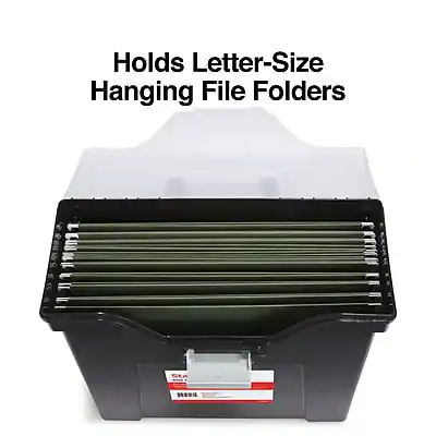 Staples Numbers For Files Staples File Box File Portable Tote, Letter Size Black 140164/111108 ...