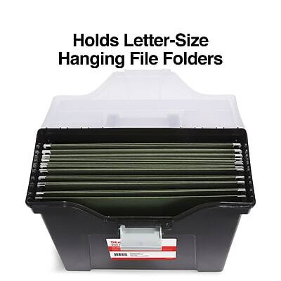 Holds Letter-Size Hanging File Folders