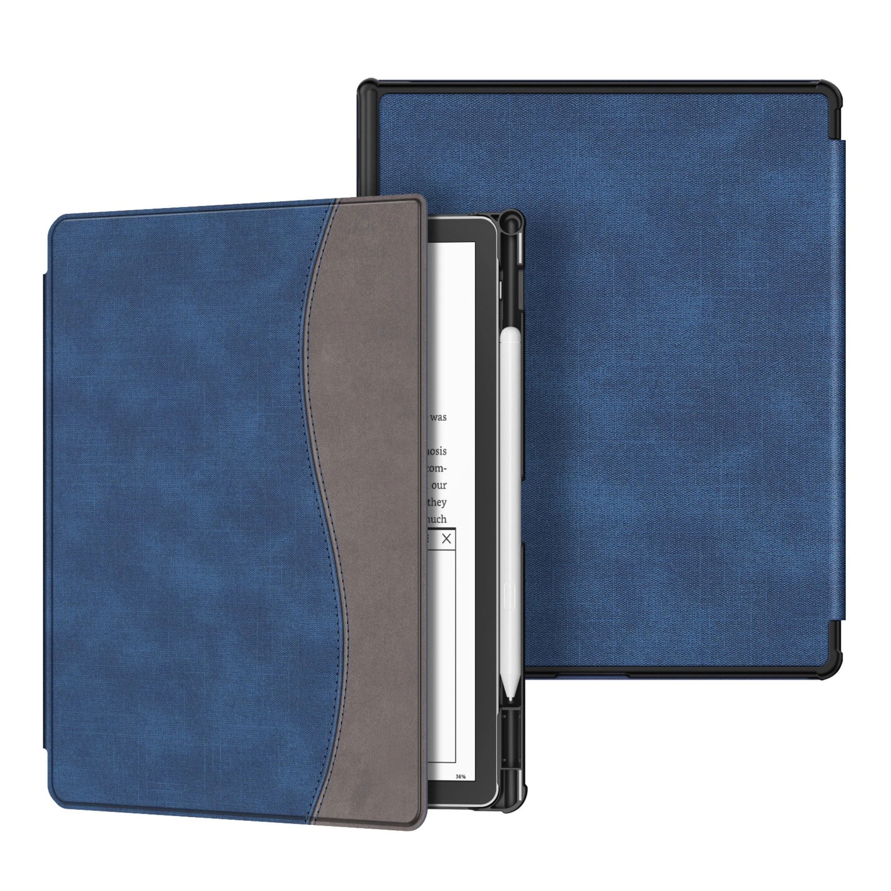 Kitcheniva - Lightweight Folio Slim Case For 11" Kindle Scribe (3rd Generation 2025) - Indigo