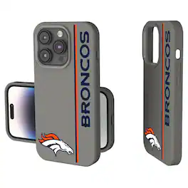 Keyscaper - NFL - Denver Broncos - iPhone Soft Touch Case - 14 - Gray