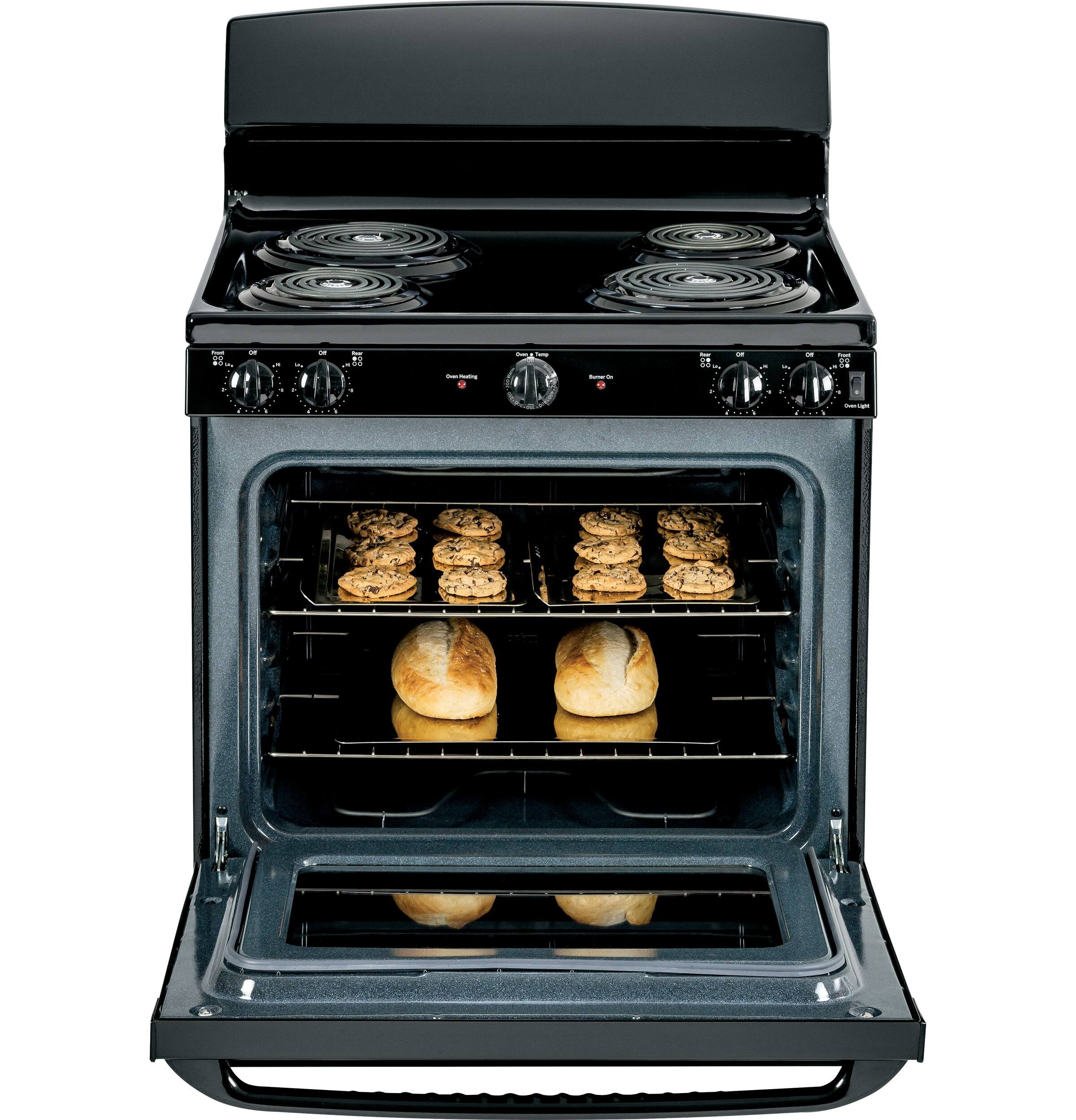 Best Buy GE 5.0 Cu. Ft. Freestanding Electric Range Black JBS45DFBB