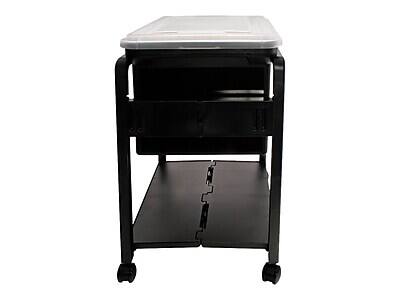 Alt View 1. Advantus - Plastic/Poly Mobile File Cart with Swivel Wheels - Black.