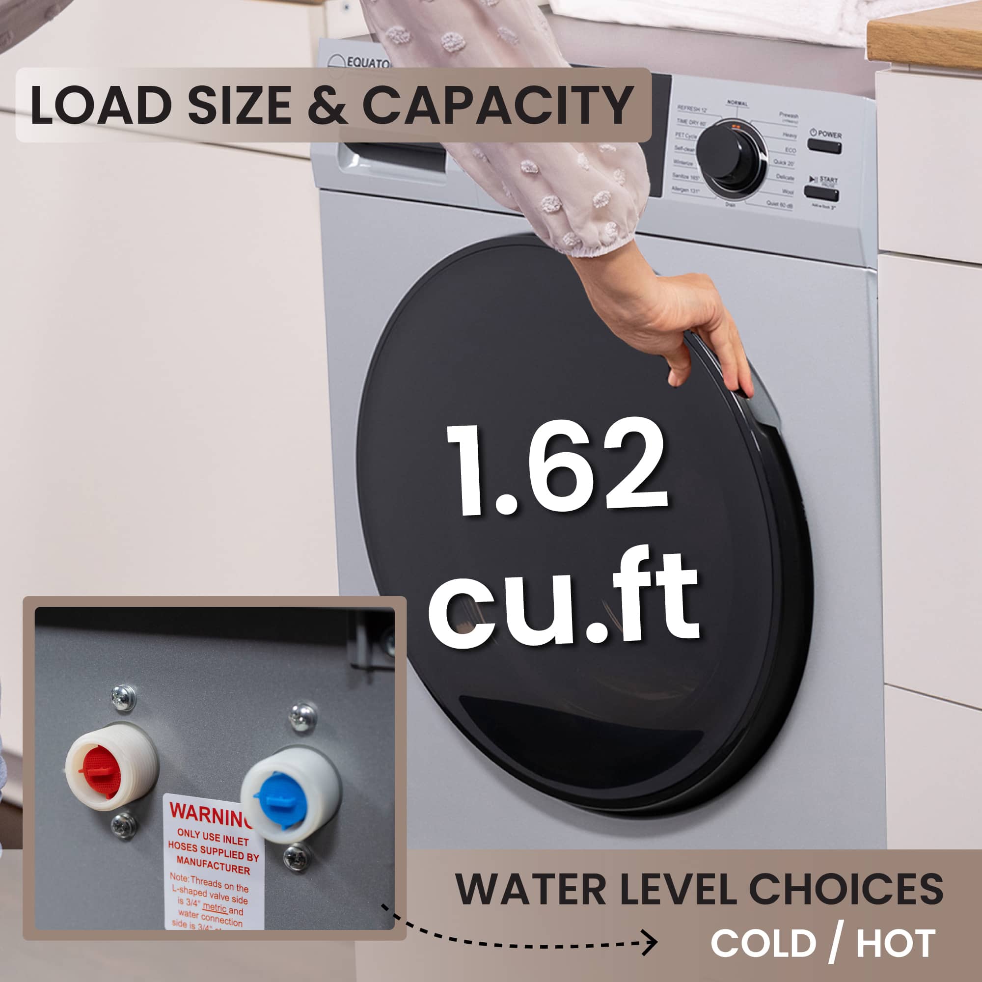 Equator All in One Combo Washer Dryer Electric Ventless