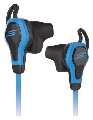 Front. SMS Audio - BioSport Street by 50 Cent Earbud Headphones - Blue.