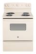 GE - 5.0 Cu. Ft. Freestanding Electric Range - Bisque - Larger Front